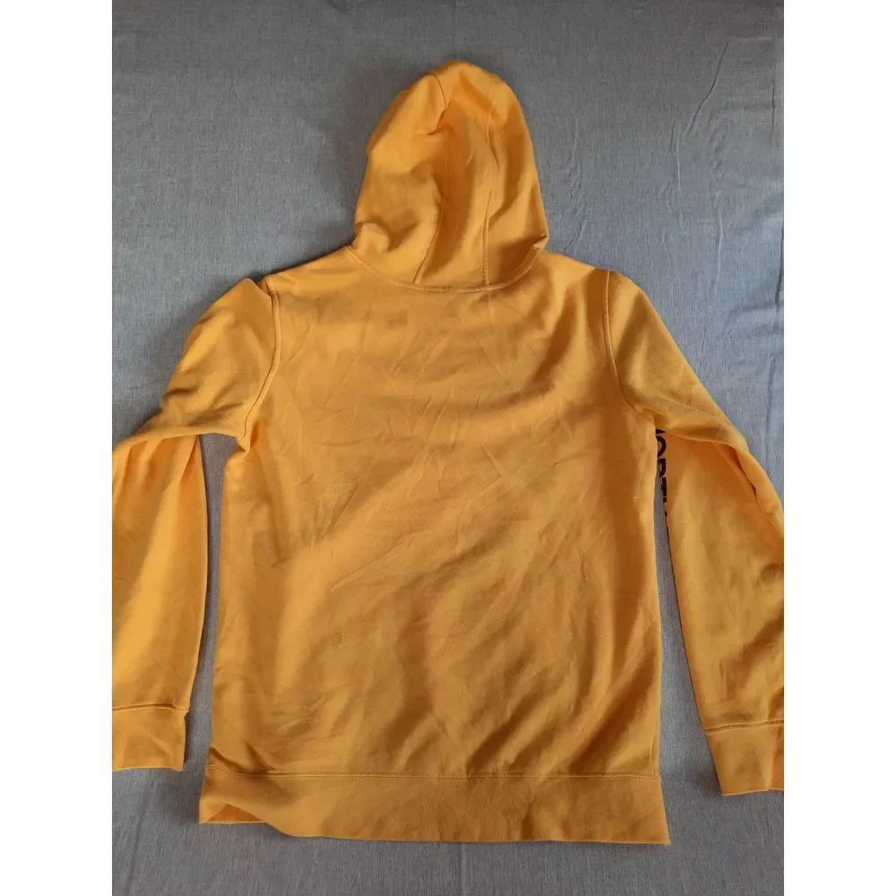 The North Face Men Youth XL Regular Fleece Hoodie Pullover Sweater Yellow Cotton